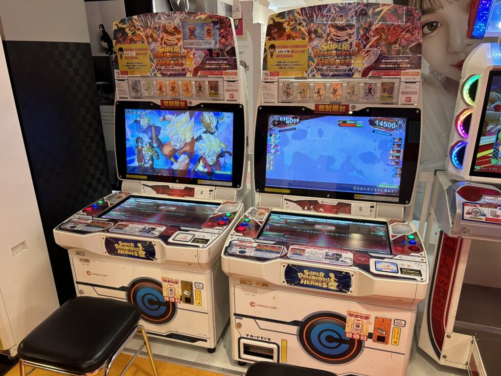 スーパードラゴンボールヒーローズ　アーケードゲーム実機